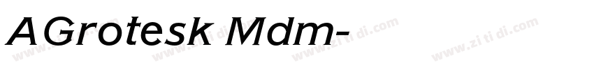 AGrotesk Mdm字体转换